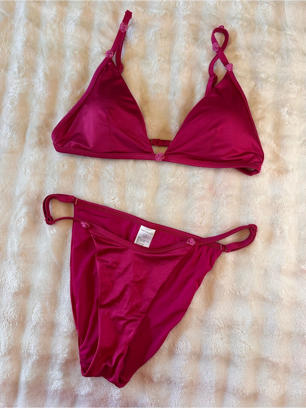 Good American Satin Perfect Fit Bikini